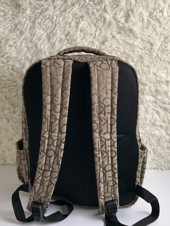 CALVIN KLEIN HUDSON MONOGRAM TAN BACKPACK! main image 11